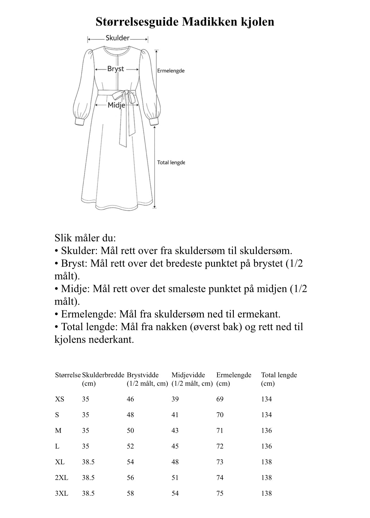 Madikken klänning Ljungmönster