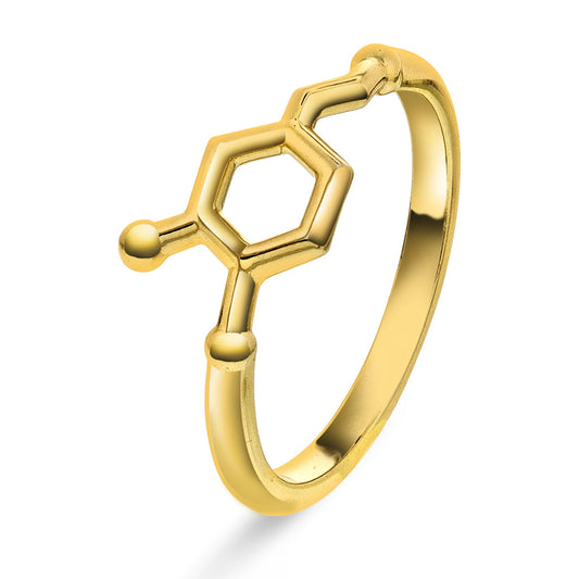 Ring i förgyllt silver dopamin - motivation