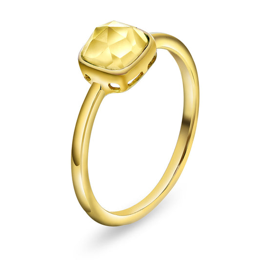 Ring i förgyllt silver med citrin JOY