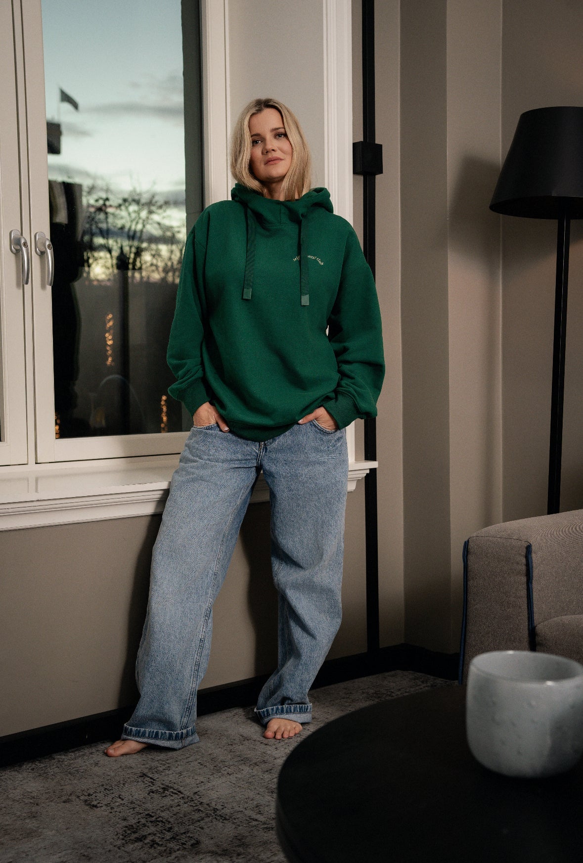 Self imponera klubbtröja - med hette