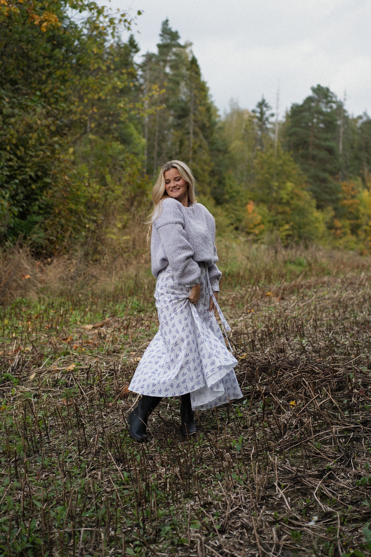 Madikken klänning Ljungmönster